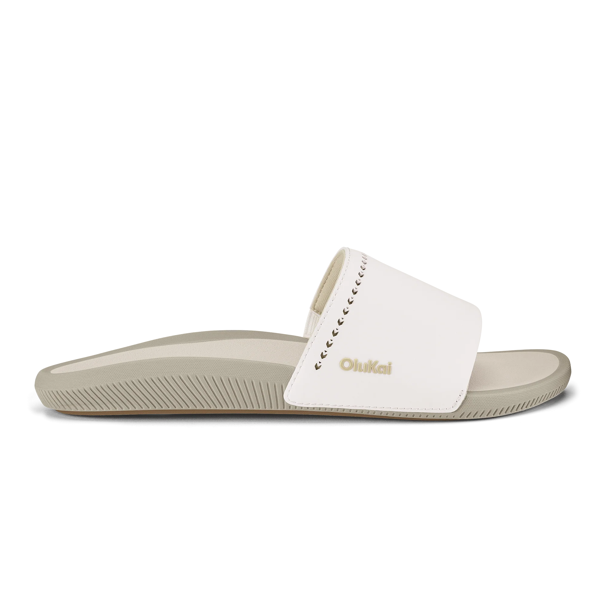 Ulele Slide  -  Bright White / Tapa