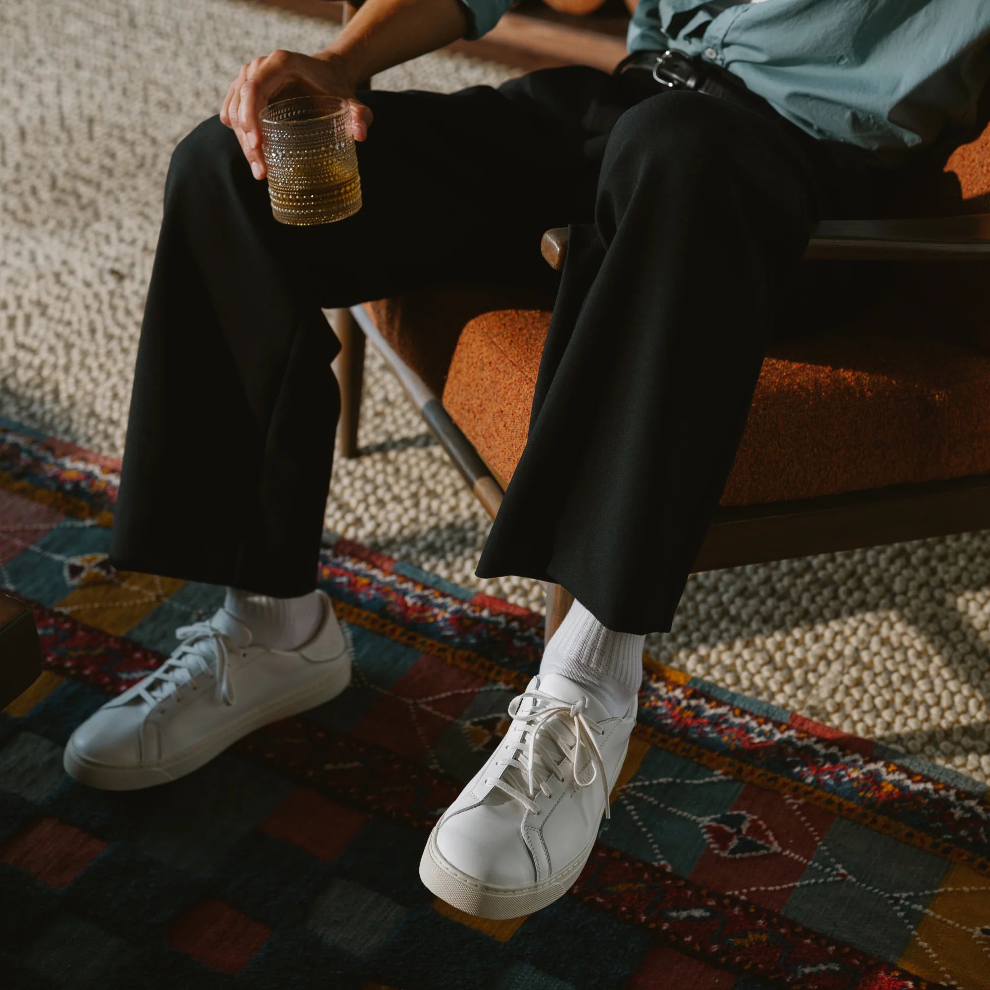 Kou Lace Up  -  White / White